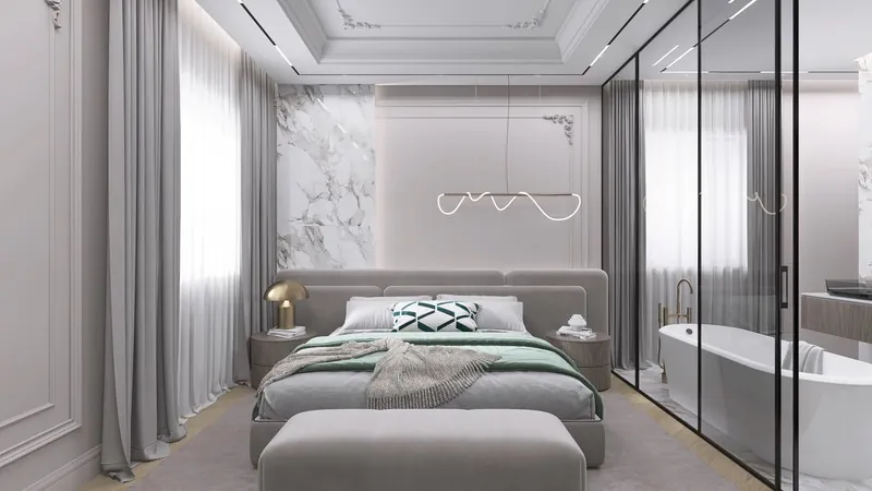 Pariser Wohnung, Schlafzimmer